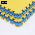 T Pattern Azul-amarillo Color Judo Mat